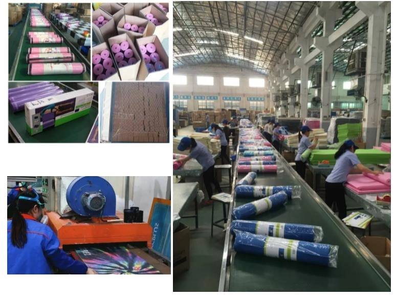 Eco Friendly Exercise OEM Chemical Free Eco Recycled Good Perfomance Thick Print TPE Yoga Mat