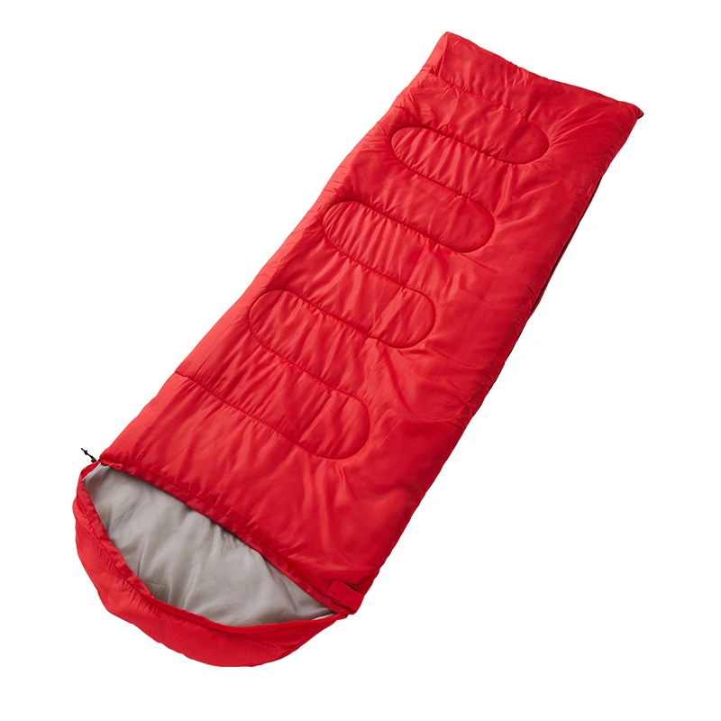 Stock Envelope Sleeping Bag for Outdoor Camping Hollow Cotton Sleeping Bag for Adults