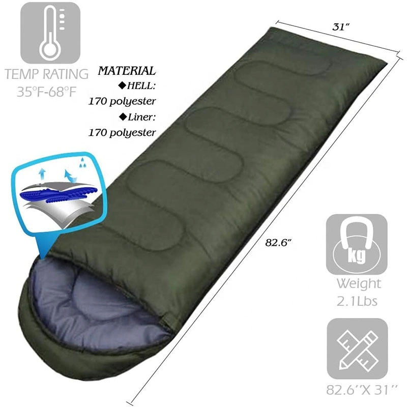 Adults Kids 4 Seasons Hiking Camping Cotton Liner Backpacking Sleeping Bag