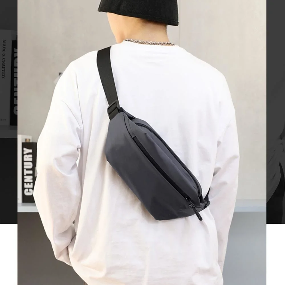 Fanny Pack Waist Bag Shoulder Bag Musing Chest Bag Nylon Fabric Small Backpack for Unisex Bl21252