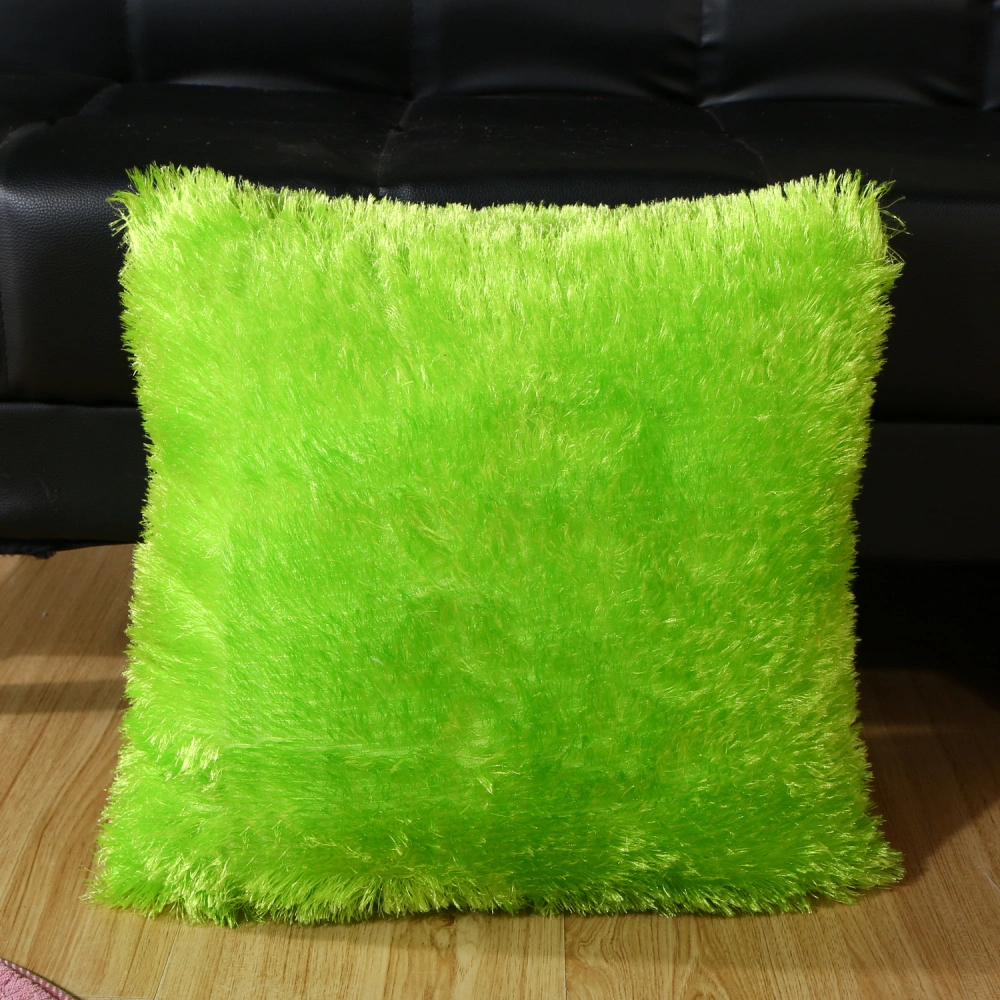 Shimmer Plush Cushion Covers for Living Room Sofa