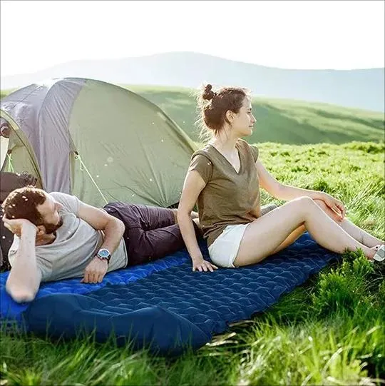 Portable Sleeping Pad Mats Inflatable Mat Travel Camping Mattress