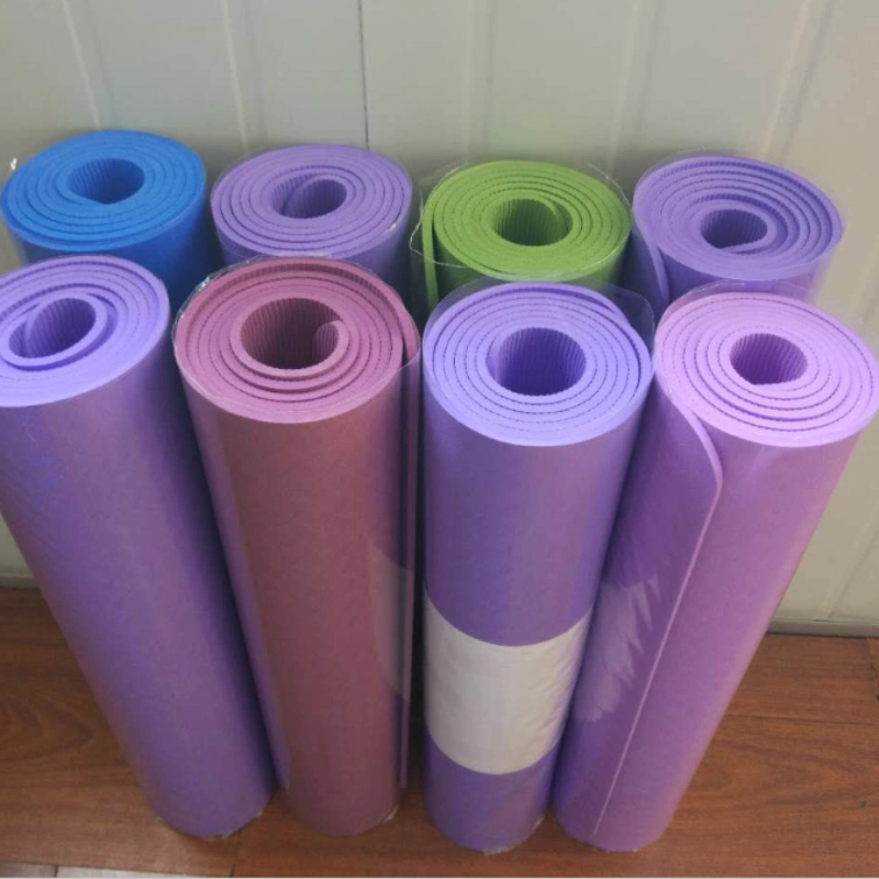 EVA or TPE Yoga Mat with Different Hardness and Colors