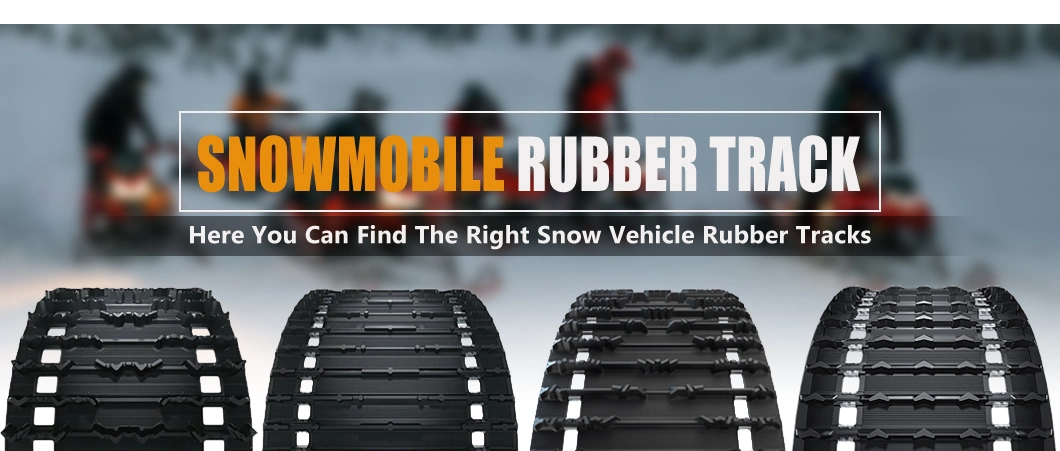 305*103.7*20 Crawler Snowmobile Rubber Track with Metal Slider