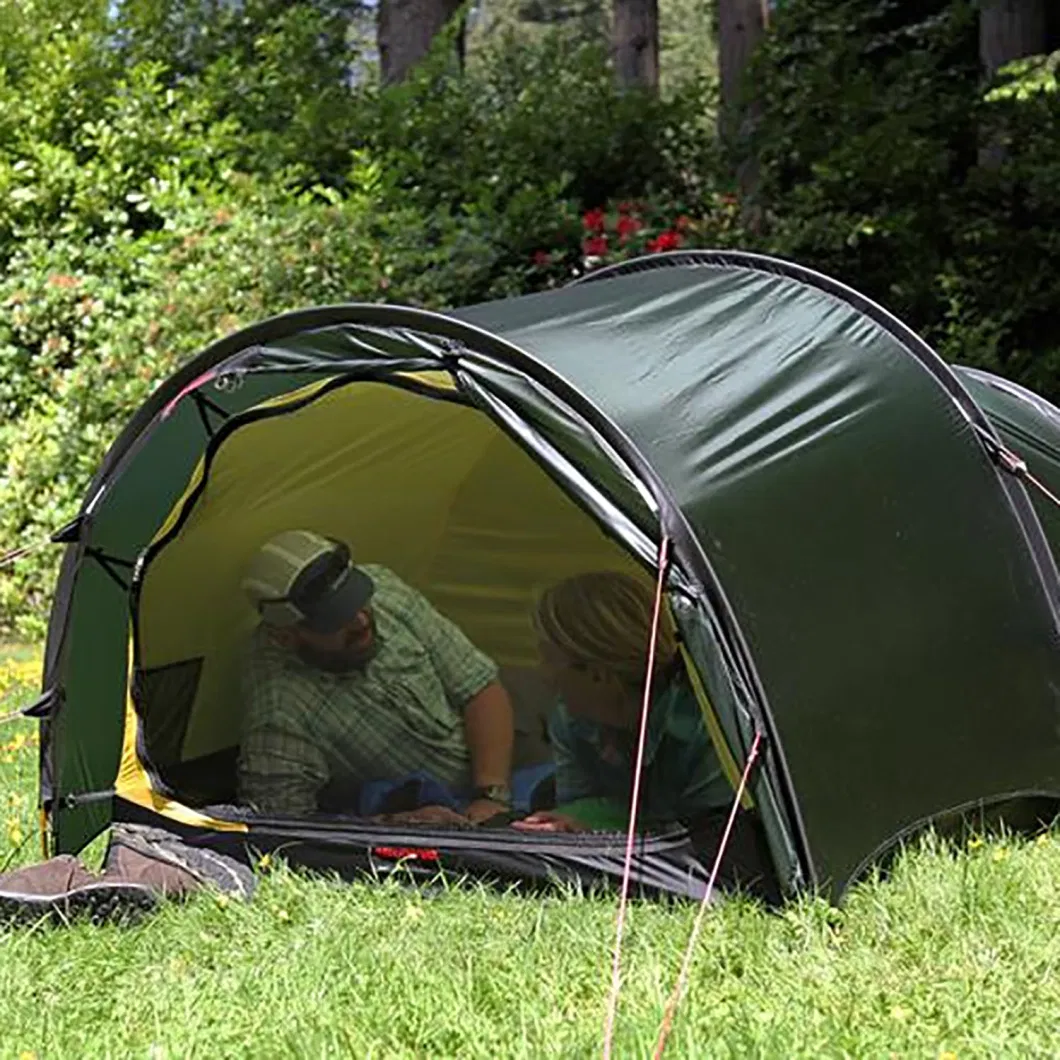 Tunnel Tent, Lightweight Trekking Tent with Awning Ci23807