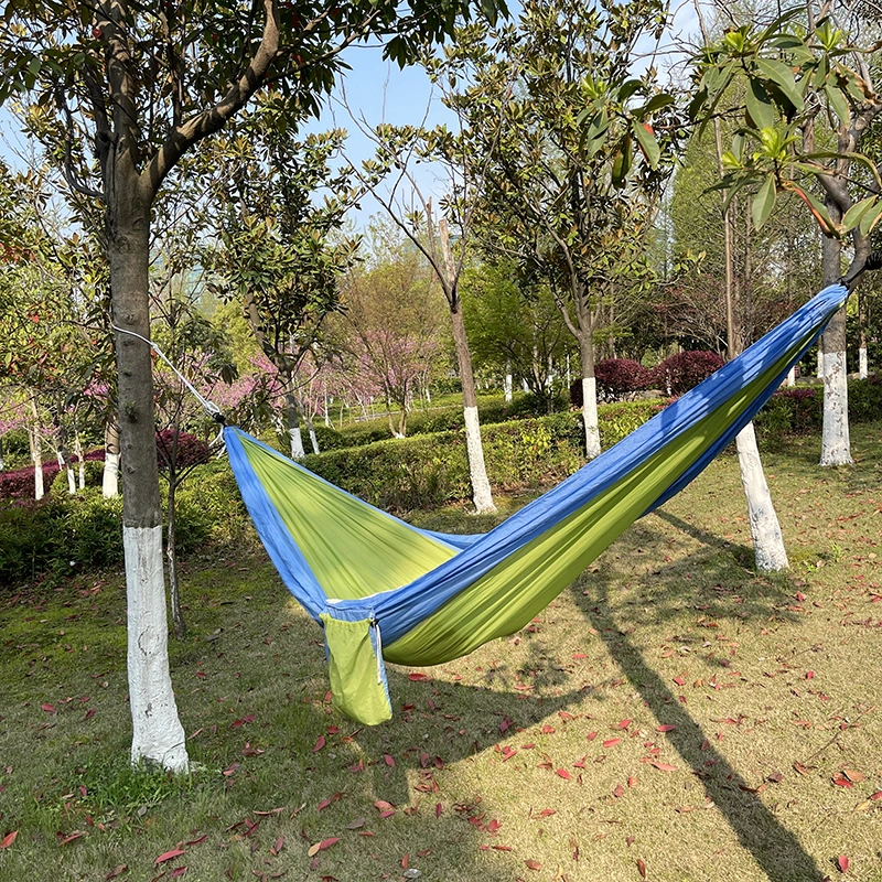 Nylon Heavy Duty Quick Dry Aerial Hammocks with Camping Accessories for Traveling