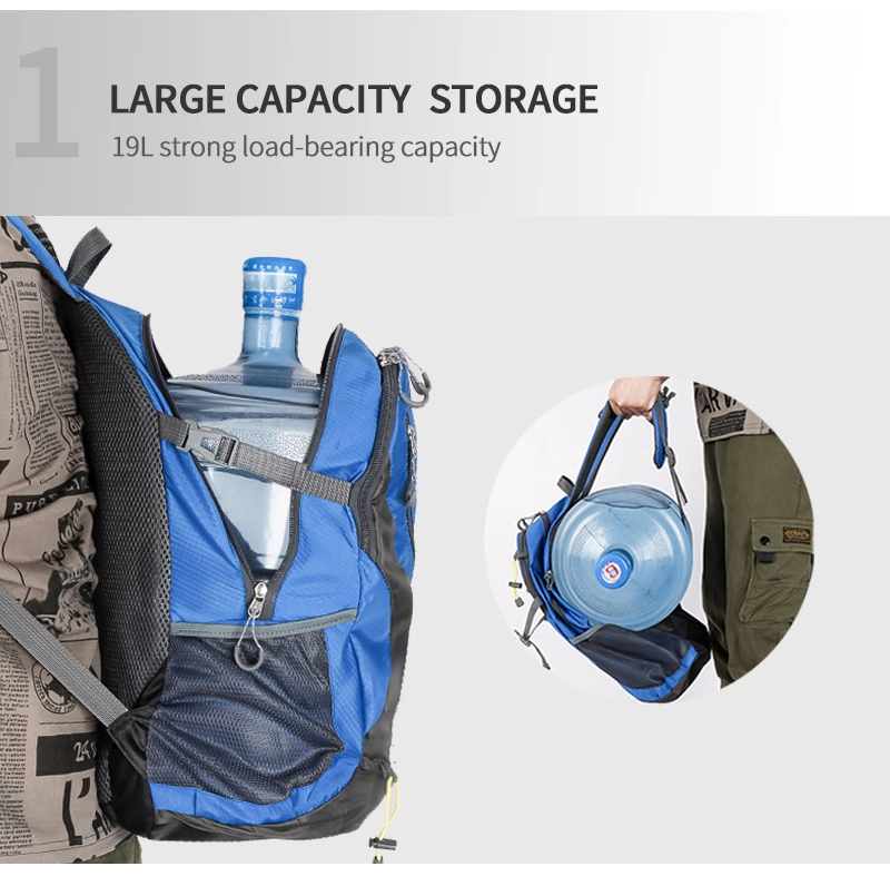 Fuliya Camping Lightweight Sport Backpacks Large Waterproof Backpack for Outdoor Hiking Travel Daily Unisex