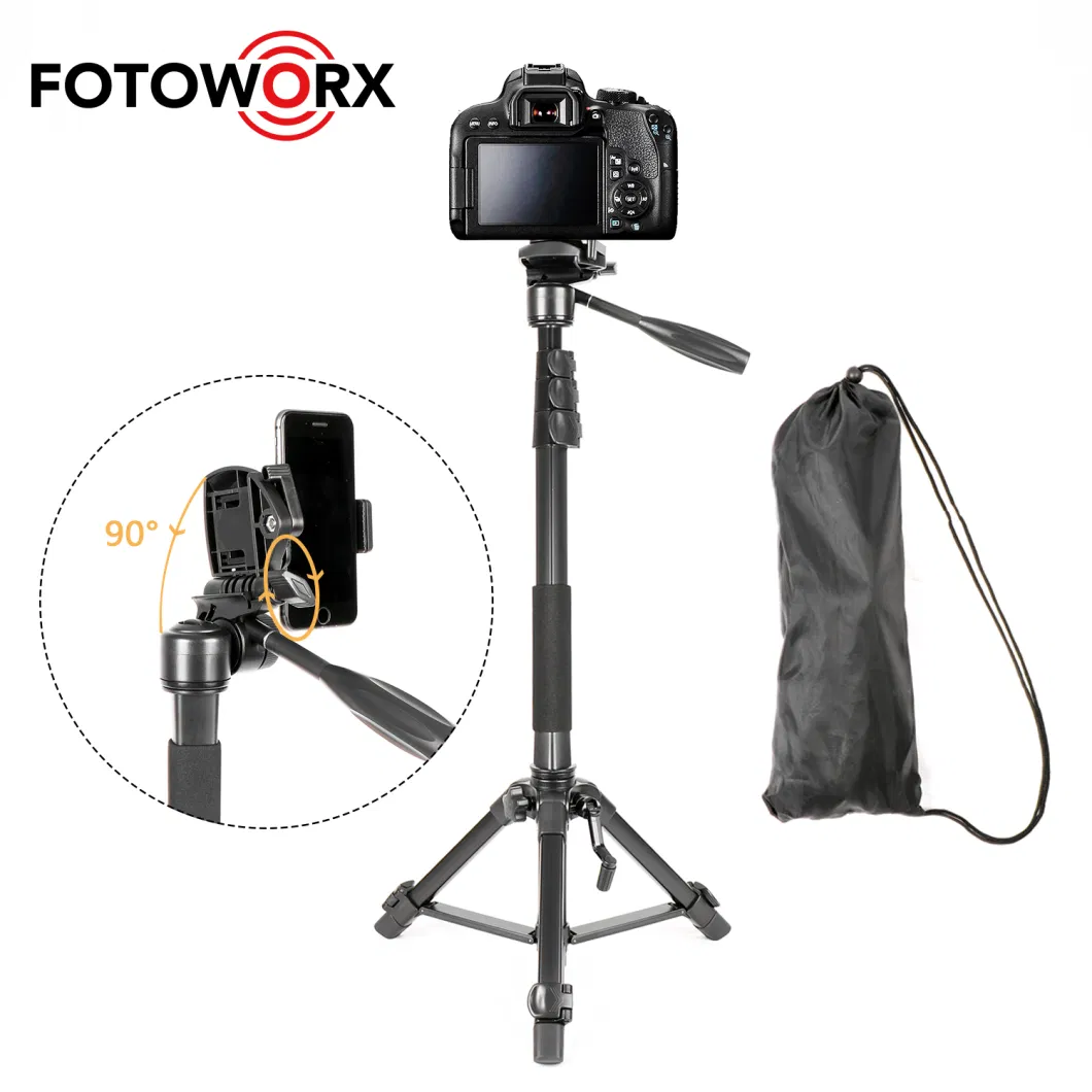 Fotoworx 2-in-1 Camera Tripod Monopod for Smartphone