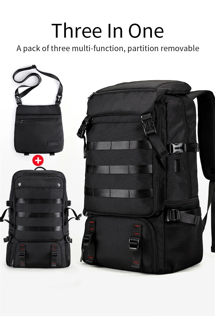 Sabado Outdoor Waterproof Molle Large-Capacity Travel Rucksack Hiking Camping Bag Pack Tactical Duffel Backpack