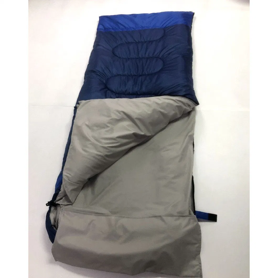 Direct Sales Zipper Inner Liner Interlocking Envelope with Hat Outdoor Camping Lunch Break Sleeping Bag