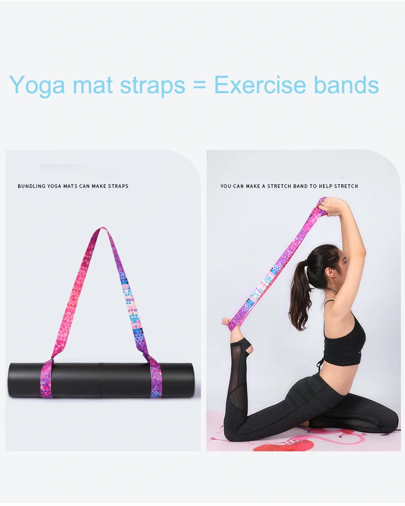 OEM Adjustable Durable Yoga Mat Carrier &amp; Stretching Strap