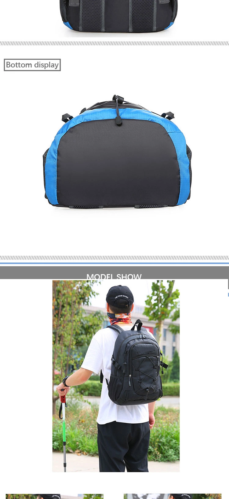 Unisex Outdoor Backpack Laptop Compartment Traveling Camping Hiking Climbing Sports Daypack