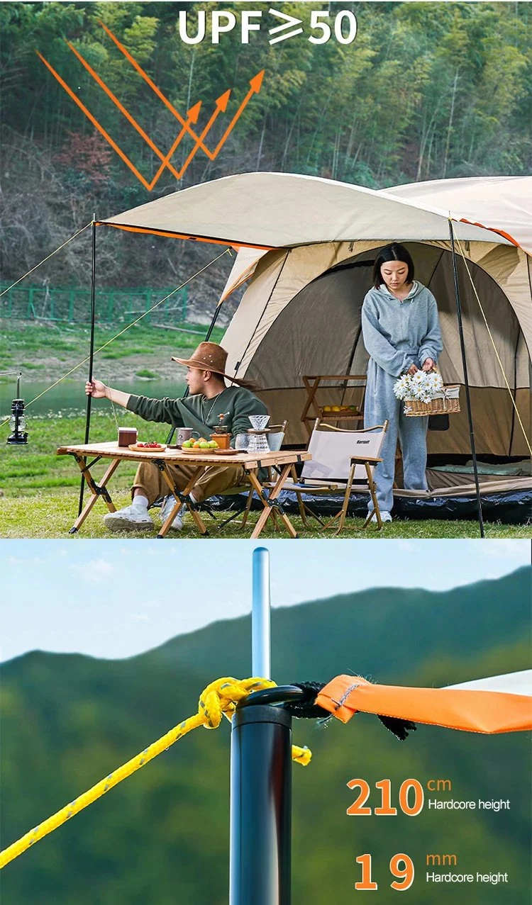 Two Room Large Outdoor Camping Tents 8-12 People Waterproof Outdoor Tent