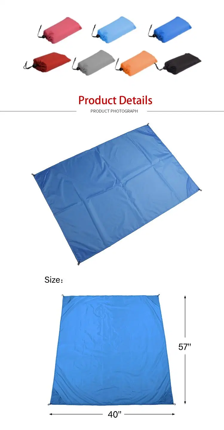 High Quality Large Beach Mat Yoga Mat Waterproof Lightweight Foldable Sand Free Beach Blanket Picnic Mat
