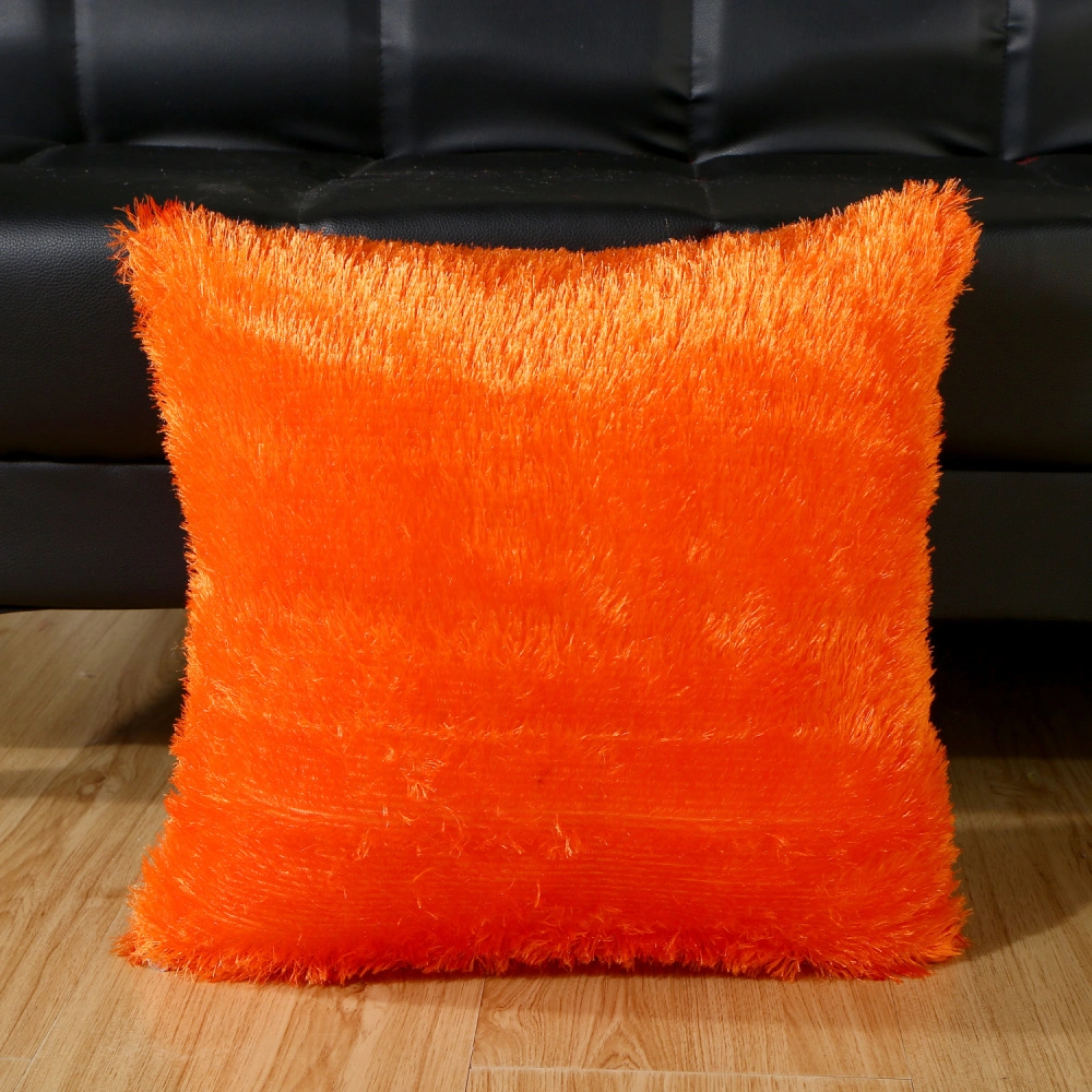 Shimmer Plush Cushion Covers for Living Room Sofa