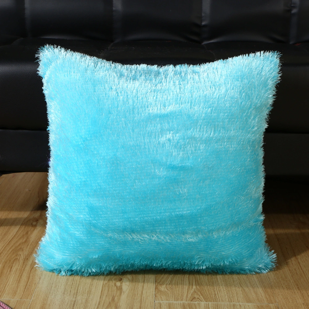 Shimmer Plush Cushion Covers for Living Room Sofa