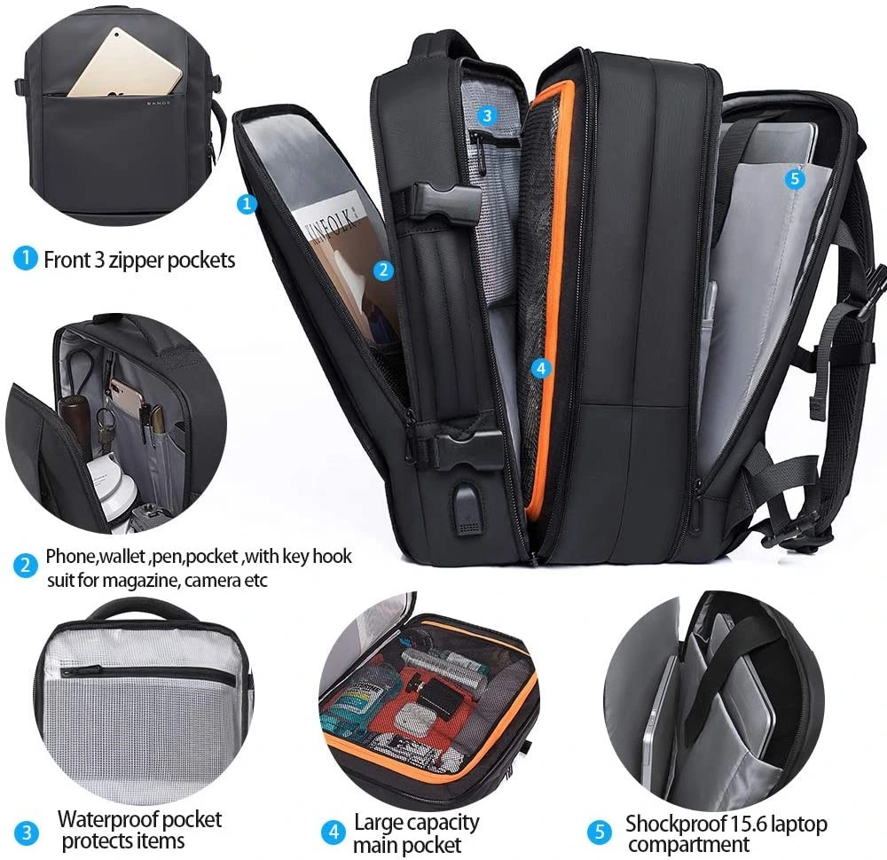 Travel Backpack Flight Approved Carry on Backpack for International Travel Bag Water Resistant Laptop Backpacks