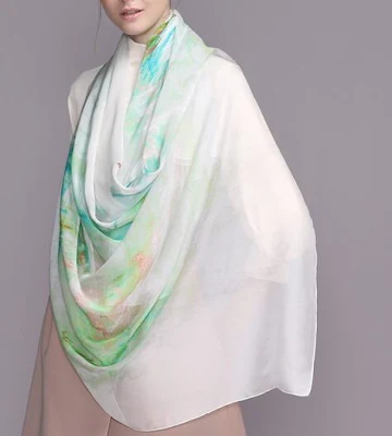 Custom Silk Chiffon Scarves Wholesale