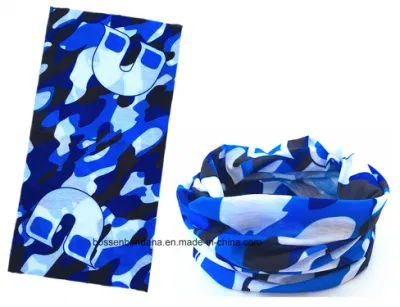 China Factory OEM Produce Custom Logo Print Polyester Microfiber Neck Gaiter Seamless Tubular Bandana Tube Scarf