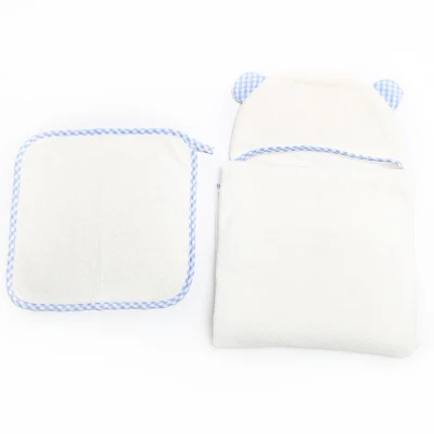2021 Amazon Wholesale Unique Bath Wrap Hands Free Gauze Hooded Towel for Baby