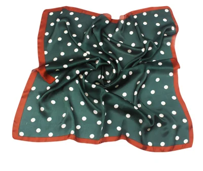 New Factory Directly Sale Custom Digital Printed Head Silk Hair Scarf Wholesale Satin Silk Twill Women Scarf