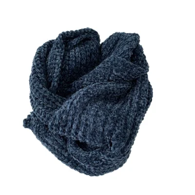 Personalized Fashion Warmer Knit Scarves Beanies Matching Ribbed Winter Warm Cable Knit Scarf for Women