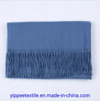 Fringed Winter Cashmere Scarves 100% Polyester Thermal Scarves 70X180cm