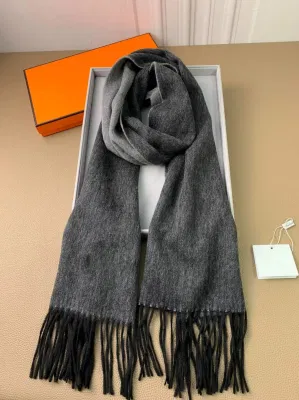 2024 High Quality Wool Scarf for Woman Man Fashion Knitted Long Scarves Comfort Scarf
