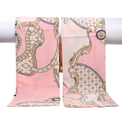 New Design Scarves Digtial Printing Long Silk Scarves for Women