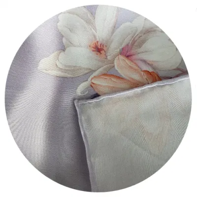 China Manufacturer Women Long Silk Scarves 100%Head Neck Scarf