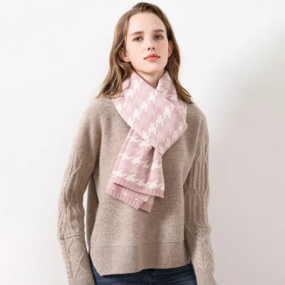 Super Soft Chunky Natural Merino Wool Scarf for Women