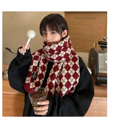 Wholesale Custom Fashion Shawl Knitted Blanket Winter Women Scarves