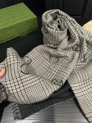Wholesale Merino Wool Knitted Scarf Cashmere Scarf Designer Warm Versatile Women Top Scarves