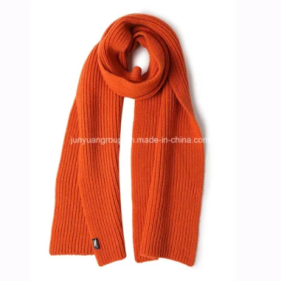 Factory Bright-Colored Winter Warm Knitted Wool Scarf for Men &amp; Women