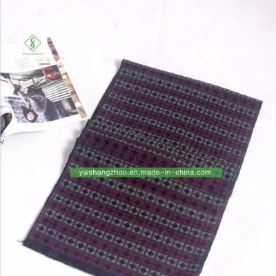 Plaid Cashmere Men&prime;s Scarf Europe Elegant Business Shawl Wholesale