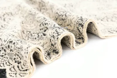 Fashion Accessory Women Winter Pink Grey Acrylic Woven Fringe Lace Jacquard Flower Floral Design Long Scarf
