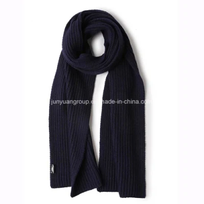 Factory Bright-Colored Winter Warm Knitted Wool Scarf for Men &amp; Women