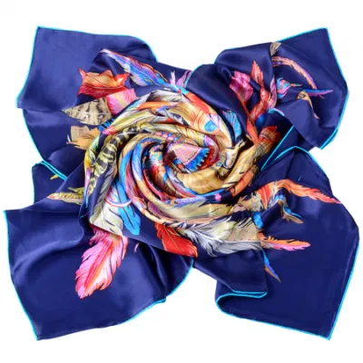 Women Shawl 100% Mulberry Silk Satin Long Scarf Lightweight Designer Scarf