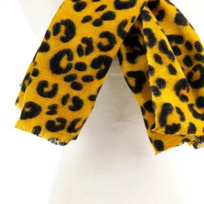 Custom Outfit Fashion Accessory Spring Fall Yellow Charcoal Acrylic Cozy Fringe Wraps Jacquard Large Oversize Cappa Tippet Turban Textural Pashmina Scarf