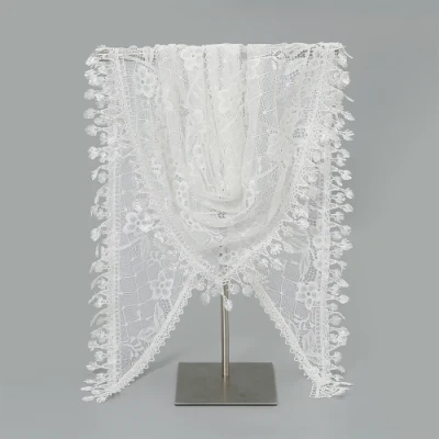 Summer Thin Solid Color Triangular Scarf with Fringe