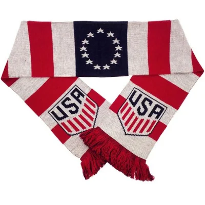 100% Acrylic Promotion Knitted Football Scarf