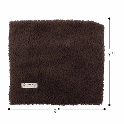 Brown Fleece Boys Girls Outdoor Scarf Warm Winter Autumn Children Collar Scarf Neck Warmer Children Scarf 1-6y
