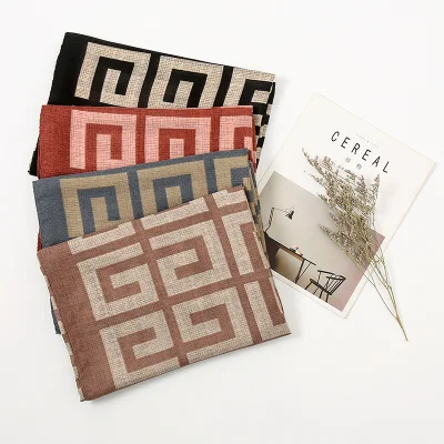  New Style Summer Fashion Custom Solid Color All-Match Sunscreen Cotton Linen Popular Lady Scarf
