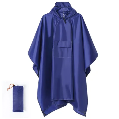 Lightweight Raincoat Adult Hooded Poncho