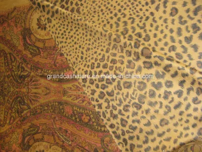 Classic Doule Faced Print Paisley Animal Shawls