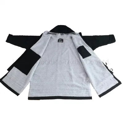 Custom Manufacturer Winter Beach Surf Swim Changing Robe Waterproof Poncho Long Sleeve