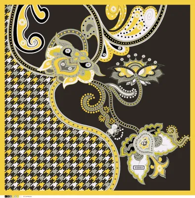 Custom Silk Scarf for Ladies Pringting Online Small Order