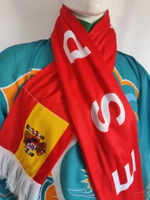 Custom Printing Scarf Polyester Custom Design and Size Football Fan Scarf Soccer Fan Scarf