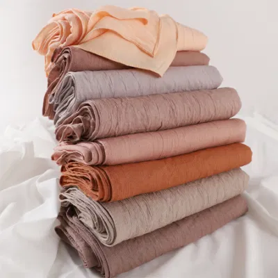 Hot Quality Polyester Long Neck Cotton Bandana Scarf Silk Scarves for Wowen