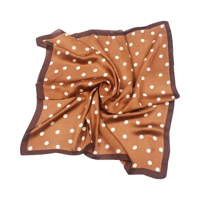 New Factory Directly Sale Custom Digital Printed Head Silk Hair Scarf Wholesale Satin Silk Twill Women Scarf